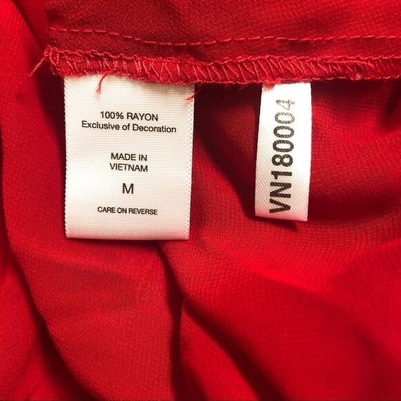 SOHO classic paisley red wrap top bandana - Picture 5 of 5